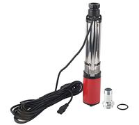 YUYTE DC Pumpa di Pozzetti Profondi Pompa Ad Acqua Alta Pompa per Acqua Solare Pompa a Base di Ottone 48 V 55m Testa 5m³/h Flusso Mobile Mobile Anti-sabbia con Canna Ispessita per