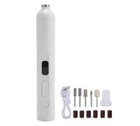 YUYTE Drill per Unghie 2 in 1 con una Macchina per Chiodi Portatili per Chiodi con Lampa a Indurimento a Led per Viaggi di Viaggio per la Cura della Manicure (WHITE)