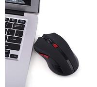 YUYTE Gioco Ottico a 2,4 GHz con DPI e Design Portatile per comodità nel Gioco e nel Lavoro (BLACK)