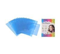 YUYTE Kit di Stencil per Tatuaggi Temporanei 12 Pezzi - Stencil per Pittura per Viso e Corpo con Tatuaggi Glitterati per Ragazzi e Ragazze - Modelli Riutilizzabili per Compleanni,