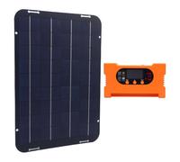 YUYTE Kit Pannello Solare 12W 18V con Controller per Batteria Efficiente