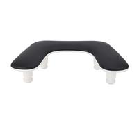 YUYTE Manicure a Forma di Manicure a Forma di Riposo Altezza Basta di Unghie Regolabile con Cuscinetto Non Slip in Silicone per un Salone per Unghie Uso Domestico (BLACK)