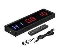 YUYTE Palestra LED LED Intervallo Timer Allenamento in Palestra Conto alla Rovescia/Cronometro, Timer di Allenamento Telecomandato per Fitness a Casa, Display Ad Alto Contrasto per Gruppo e Individuo