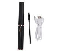 YUYTE Piegaciglia Riscaldato Ricaricabile Tramite USB, Piegaciglia Senza Fili a Riscaldamento Rapido con 3 modalità di Temperatura e Spegnimento Automatico in 10 Minuti, per un (BLACK)