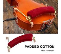 YUYTE Poggiaspalla Regolabile, Supporto per Spalla per Violino Imbottito in EVA con Molla in Lega di Alluminio con Piedini Frizionali, per Violino 3/4 4/4