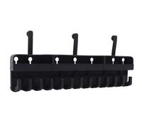 YUYTE Porta Extension per Capelli con Gancio, Organizer per Extension per Trama per Lavaggio, Styling e Conservazione, Porta Extension Resistente per Clip (BLACK)