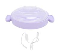 YUYTE Resolazione della Cera per Rimozione Macchina Riscaldamento della Cera Elettrica Elettrica 100w 500 Ml di Cera in Silicone Non Stick con Controllo della Temperatura 30-120 ° C (PURPLE)