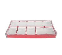 YUYTE Scatola Portaoggetti in Plastica per Parti di Orologi Impilabile 5 Scomparti Custodia Portautensili per Orologi in Gomma di Plastica per Lavori di Riparazione Conservazione di