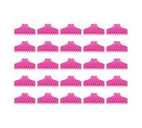 YUYTE Set di per Artigli per Bigodini Rosa 25 Pezzi, Morsetti per Mascelle Permanenti per Volume della Radice dei Capelli, Soffici Strumenti per lo Styling per Uso Domestico e