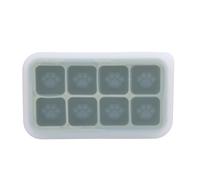 YUYTE Silicone Ice Maker Stampo Paradone Ice Freezer Stampo Design della Zampa Gatto Facile per Cottura e Bevande Alimentari di Gelatina e Bevande (GREEN)