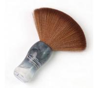 YUYTE Spazzola per Barba Spazzola per Pulizia Capelli per Spolverare il Collo Barbiere Setole Morbide in Nylon Manico Leggero 3 in 1 Pettinatura per lo Styling (Colore dell'inchiostro)
