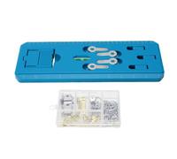 YUYTE Strumento per Appendere Quadri 86 Pezzi con Livella, Livella a Bolla Rimovibile e 4 Chiavi Magnetiche per il Posizionamento della Cornice Artistica Parete (BLUE)