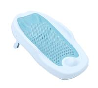 YUYTE Supporto Ergonomico per il Bagnetto, Seggiolino Portatile per Vasca Bagno per Neonati e Bambini Piccoli, Comoda Vasca Bagno Blu per la Casa e il Viaggio