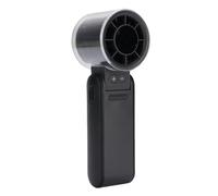 YUYTE Ventilatore Portatile Mano con Display Digitale, 4000mAh, (BLACK)