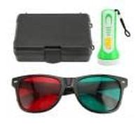 YUYTE Worth Four Light Test Rosso Verde Filtraggio Completo Evitare la Deviazione 1200 mAh Luce di Prova Portatile a 4 Punti