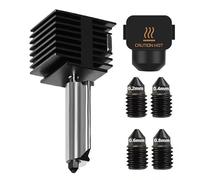 YUYUEMI per Bambu Lab A1/A1 Mini Kit Hotend Rimovibile, Kit di Montaggio Hotend ad Alta Velocità, Ugello in Acciaio Temprato ad Alto Flusso 0,2/0,4/0,6/0,8 mm, Pezzi di Ricambio per Stampante 3D (0,2+