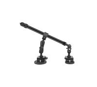 YUYUEMI Supporto per fotocamera da auto per Insta360 ONE X5 X4 X3 X2 Supporto per fotocamera DJI Supporto per auto a 360 ° regolabile lungo bastone forte ventosa per auto Vlogging per Insta360 Action