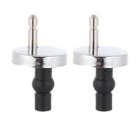 YUYUETIME Cerniere per Copriwater a Sgancio Rapido, Toilet Seat Hinges, Kit di Montaggio per Coperchio WC in Lega di Zinco Nero, 1 Set