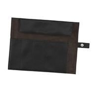 YUYUETIME Porta Orologi da Viaggio Portatile in PU con Chiusura Pressione Organizer Custodia Proteggi Cinturini e Gioielli Borsa Compatta Anti-graffio per Orologi Uomo e Donna Nero