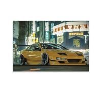 YUYUMEGDE 300zx - Poster decorativo da parete su tela, super auto, stampa moderna per camera da letto, per camera da letto, 60 x 90 cm