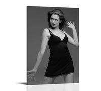 YUYUMEGDE Anne Hathaway, poster decorativo da parete, per soggiorno, camera da letto, decorazione moderna per camera da letto, 20 x 30 cm