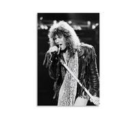 YUYUMEGDE Bon Jovi Black & White - Poster decorativo da parete, per camera da letto, per camera da letto, 20 x 30 pollici (50 x 75 cm)