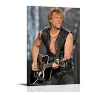YUYUMEGDE Bon Jovi - Poster decorativo da parete, per camera da letto, per camera da letto, 60 x 90 cm