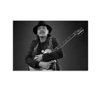 YUYUMEGDE Carlos Santana, poster decorativo da parete su tela, stampa moderna su tela, poster decorativo per camera da letto, 40 x 60 cm