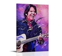 YUYUMEGDE John Fogerty - Poster decorativo da parete su tela, stampa moderna, per camera da letto, 50 x 75 cm
