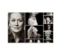 YUYUMEGDE Meryl Streep Collection, poster decorativo da parete, per soggiorno, camera da letto, decorazione moderna per camera da letto, 20 x 30 cm