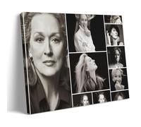 YUYUMEGDE Meryl Streep Collection, poster decorativo da parete, per soggiorno, camera da letto, decorazione moderna per camera da letto, 60 x 90 cm
