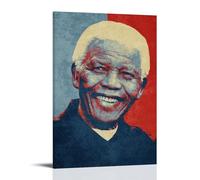 YUYUMEGDE Nelson Mandela Classics - Poster decorativo da parete su tela, stampa moderna su tela, poster decorativo per camera da letto, 50 x 75 cm