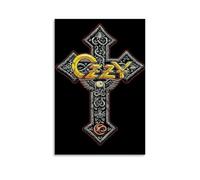 YUYUMEGDE Ozzy Osbourne Poster decorativo da parete su tela, stampa artistica moderna per camera da letto, 30 x 45 cm