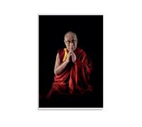 YUYUMEGDE Poster decorativo da parete con 14° Dalai Lama, stampa artistica moderna su tela, poster decorativo per la camera da letto, 20 x 30 cm