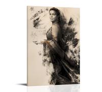 YUYUMEGDE Poster decorativo da parete con attrice Gladiator II, stampa artistica su tela, poster decorativo moderno per camera da letto, 50 x 75 cm