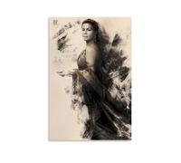 YUYUMEGDE Poster decorativo da parete con attrice Gladiator II, stampa artistica su tela, poster decorativo moderno per camera da letto, 50 x 75 cm