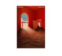 YUYUMEGDE Poster decorativo da parete su tela con stampa moderna su tela, motivo "Tame Impala The Slow Rush", poster decorativo per camera da letto, 60 x 90 cm