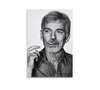 YUYUMEGDE Poster decorativo da parete su tela di Billy Bob Thornton con stelle, stampa moderna per camera da letto, 40 x 60 cm