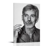 YUYUMEGDE Poster decorativo da parete su tela di Billy Bob Thornton con stelle, stampa moderna per camera da letto, per camera da letto, 50 x 75 cm