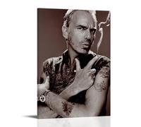 YUYUMEGDE Poster decorativo da parete su tela, motivo: Billy Bob Thornton, stile vintage, poster decorativo moderno per camera da letto, 60 x 90 cm