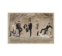 YUYUMEGDE Poster decorativo da parete su tela, motivo: Gossip Girl, stagione tre, poster decorativo moderno per camera da letto, 20 x 30 cm
