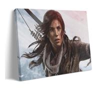 YUYUMEGDE Poster decorativo da parete su tela, motivo: Rise of the Tomb Raider (2), poster decorativo moderno per camera da letto, per camera da letto, 50 x 75 cm