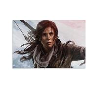 YUYUMEGDE Poster decorativo da parete su tela, motivo: Rise of the Tomb Raider (2), stampa moderna, per camera da letto, 20 x 30 cm