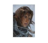 YUYUMEGDE Poster decorativo da parete su tela, motivo: Rise of the Tomb Raider, stampa moderna, per camera da letto, 30 x 45 cm