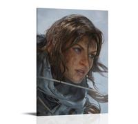 YUYUMEGDE Poster decorativo da parete su tela, motivo: Rise of the Tomb Raider, stampa moderna, per camera da letto, 30 x 45 cm