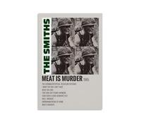 YUYUMEGDE Poster decorativo da parete su tela, motivo: The Smiths Meat Is Murder, poster decorativo moderno per camera da letto, 60 x 90 cm