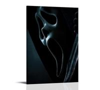 YUYUMEGDE Scream-2022-Ghostface-Movie Poster decorativo da parete su tela, stampa artistica moderna per la camera da letto, poster decorativo per la camera da letto (60 x 90 cm)