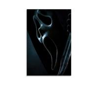 YUYUMEGDE Scream-2022-Ghostface-Movie Poster decorativo da parete su tela, stampa artistica moderna per camera da letto, per la famiglia e la camera da letto, 40 x 60 cm