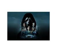 YUYUMEGDE Scream-2022 Poster decorativo da parete su tela, poster decorativo da parete con stampa artistica moderna per la camera da letto, per la famiglia e la camera da letto, 20 x 30 cm