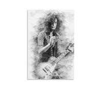 YUYUMEGDE Singer Jimmy Page - Poster decorativo da parete, per soggiorno, camera da letto, decorazione moderna per camera da letto, 20 x 30 cm